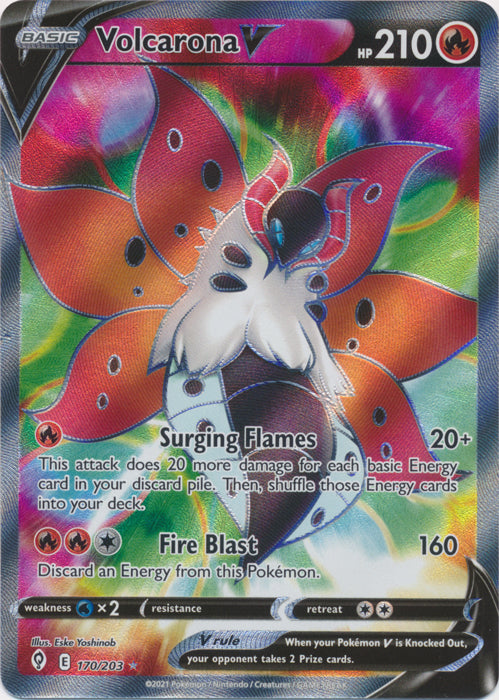 Volcarona V : EVOLVING SKIES - 170/203
