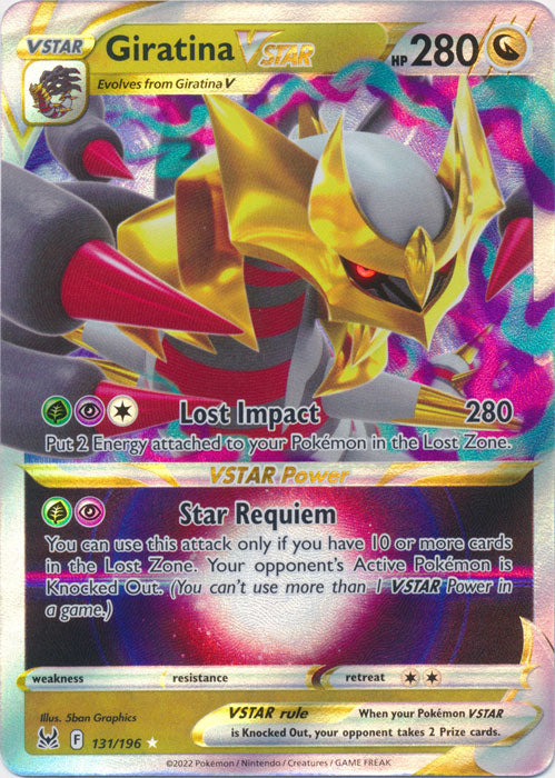 Giratina VSTAR : LOST ORIGIN - 131/196