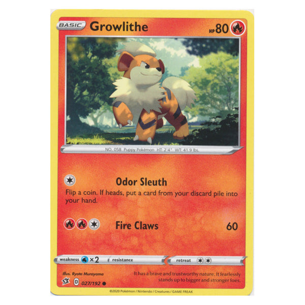 Growlithe : REBEL CLASH - 027/192