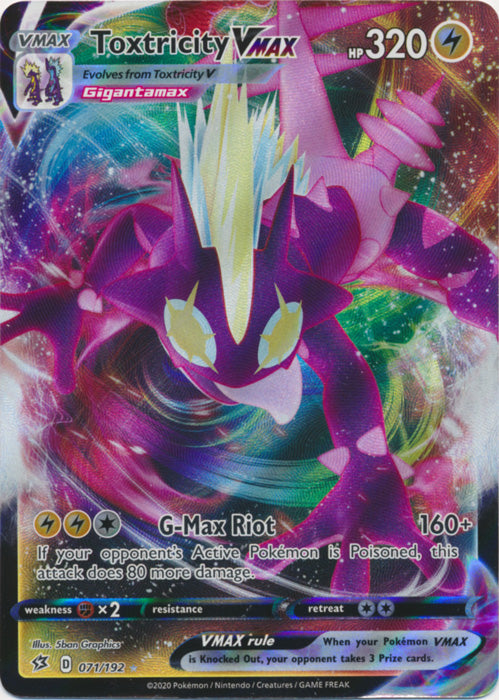 Toxtricity VMAX : REBEL CLASH - 071/192
