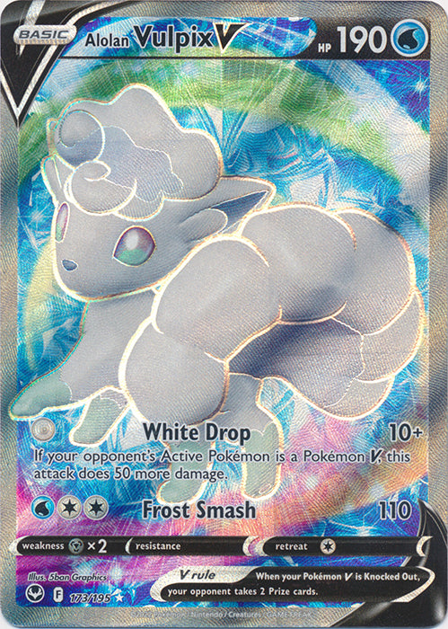 Alolan Vulpix V : SILVER TEMPEST - 173/195
