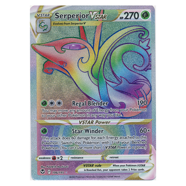 Serperior VSTAR : SILVER TEMPEST - 196/195