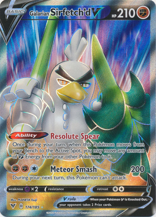 Galarian Sirfetch'd V : VIVID VOLTAGE - 174/185 - Lockett Labs UK