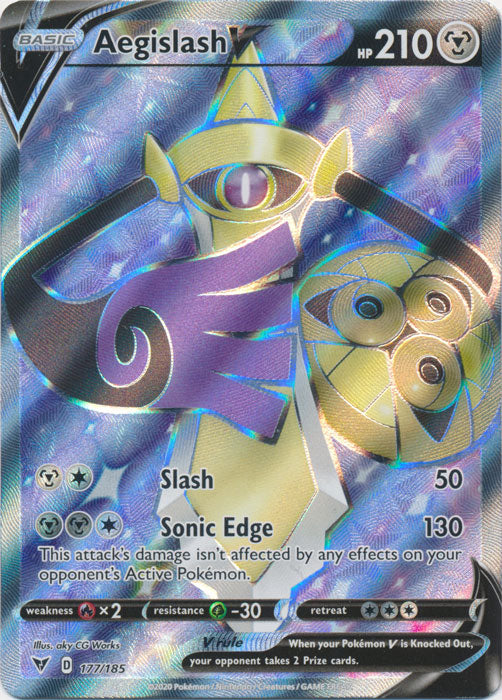 Aegislash V : VIVID VOLTAGE - 177/185