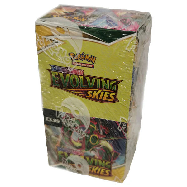 Pokemon : Evolving Skies Half Booster Box (18 Boosters) | Lockett Labs UK Pokemon : Evolving Skies Half Booster Box (18 Boosters) | Lockett Labs UK