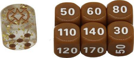 Brilliant Stars Dice Set of 6 Plus Bonus Die