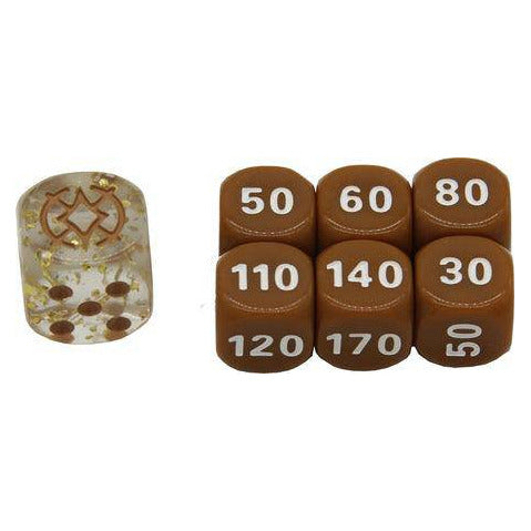 Brilliant Stars Dice Set of 6 Plus Bonus Die