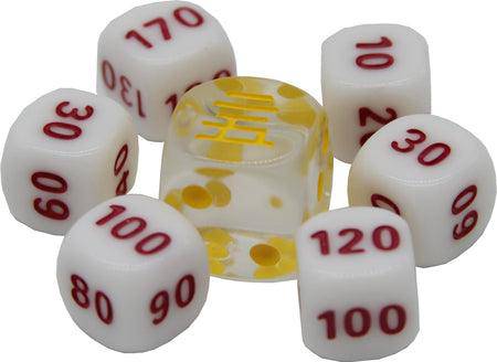 Celebrations Dice set of 6 Plus Bonus Die - Lockett Labs UK