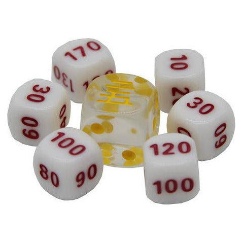 Celebrations Dice set of 6 Plus Bonus Die