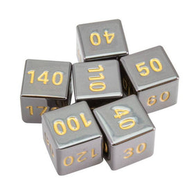 Celebrations Silver Metal Dice