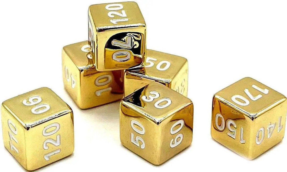 Charizard Ultra Premium Metal Gold Dice - Lockett Labs UK