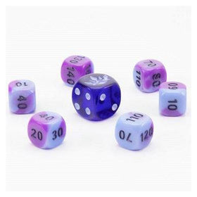 Chilling Reign Dice set of 6 Plus Bonus Die - Purple