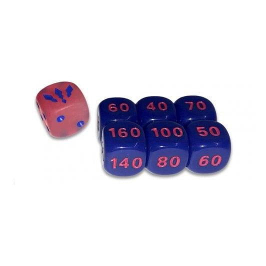 Darkness Ablaze Dice set of 6 Plus Bonus Die