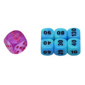 Evolving Skies Purple & Blue Dice Set of 6 Plus Bonus Die