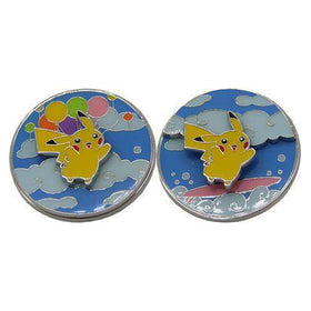 Flying & Surfing Pikachu Pin Badge