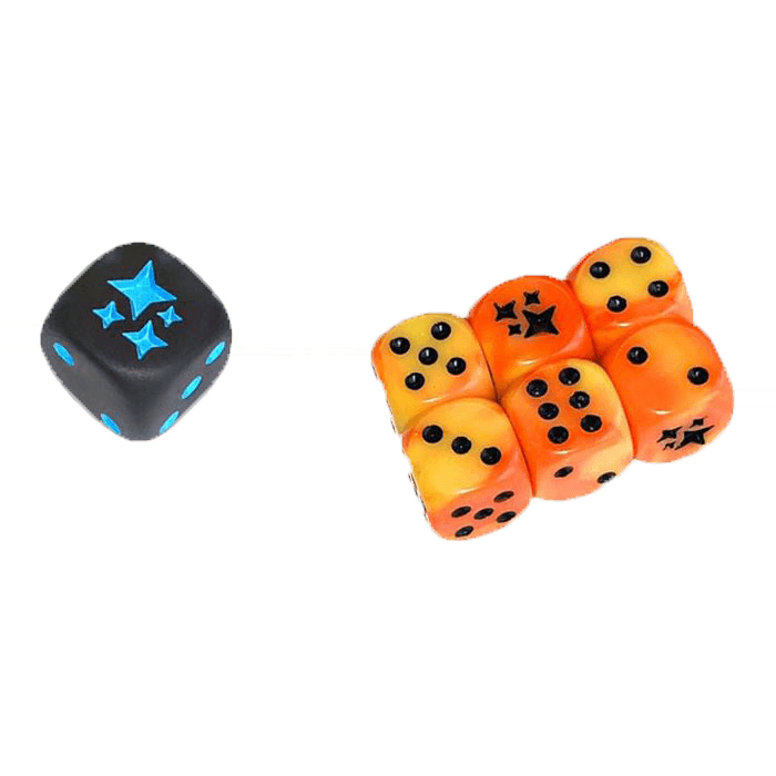 Hidden Fates Dice set of 6 Plus Bonus Die - Lockett Labs UK