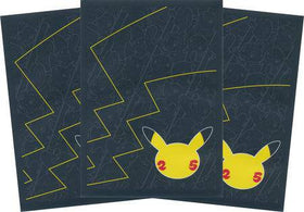Lockett Labs Pokemon Celebrations 25 Lightning Tail Standard Sized Sleeves featuring Pikachu design, 65 count.