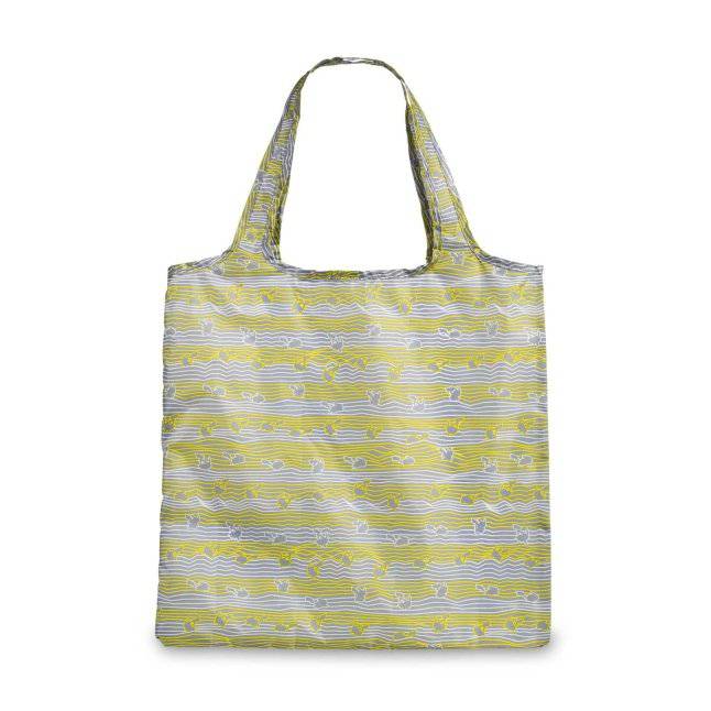 Pokémon Everyday Bags: Gray & Yellow Foldable Shopping Bag - Lockett Labs UK