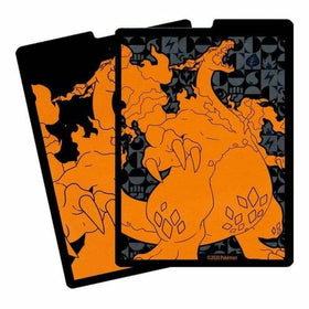Lockett Labs Pokemon Gigantamax Charizard divider featuring an orange Charizard design on a black background.