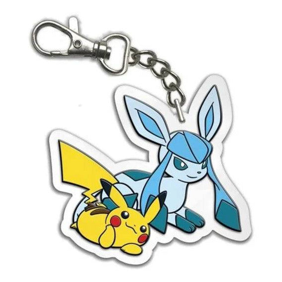 Pokemon : Glaceon & Pikachu - Keyring
