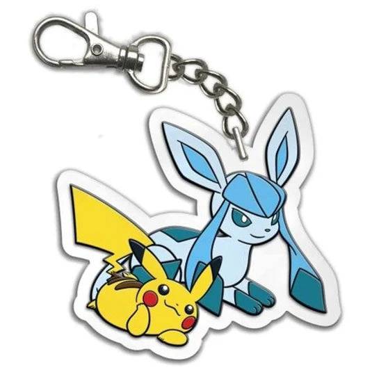 Pokemon : Glaceon & Pikachu - Keyring