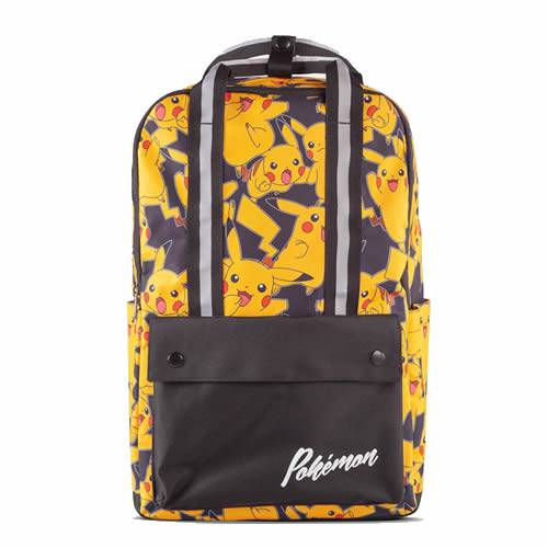 Pokemon : Pikachu All Over Print Backpack - Lockett Labs UK