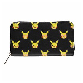 Pokemon : Pikachu All Over Print Zip Around Wallet