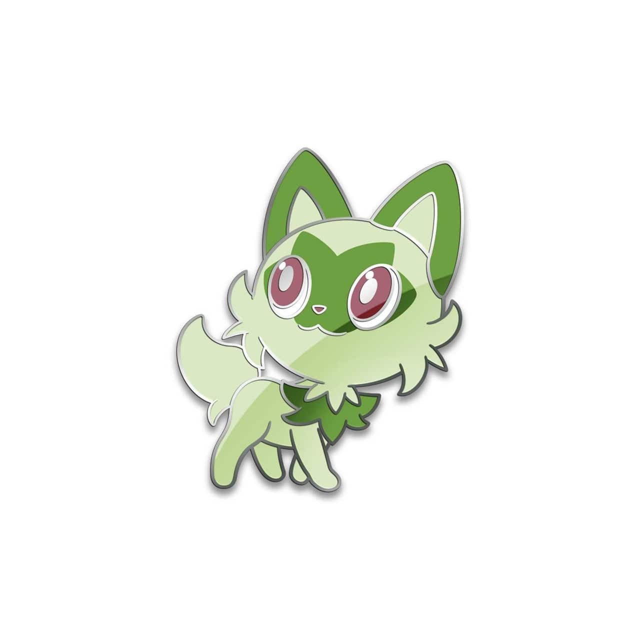 Sprigatito Pin Badge - Lockett Labs UK
