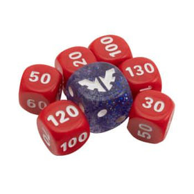 Sword & Shield Dice Set of 6 Plus Bonus Die