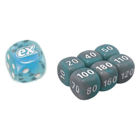 Temporal Forces Dice set of 6 Plus Bonus Die - Walking Wake