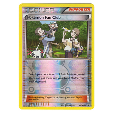 Pokemon Fan Club 69/83 Generations reverse holo Pokémon card, scanned front