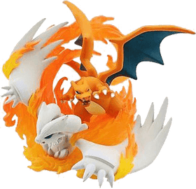 Reshiram & Charizard GX Collectible Figure - Lockett Labs UK