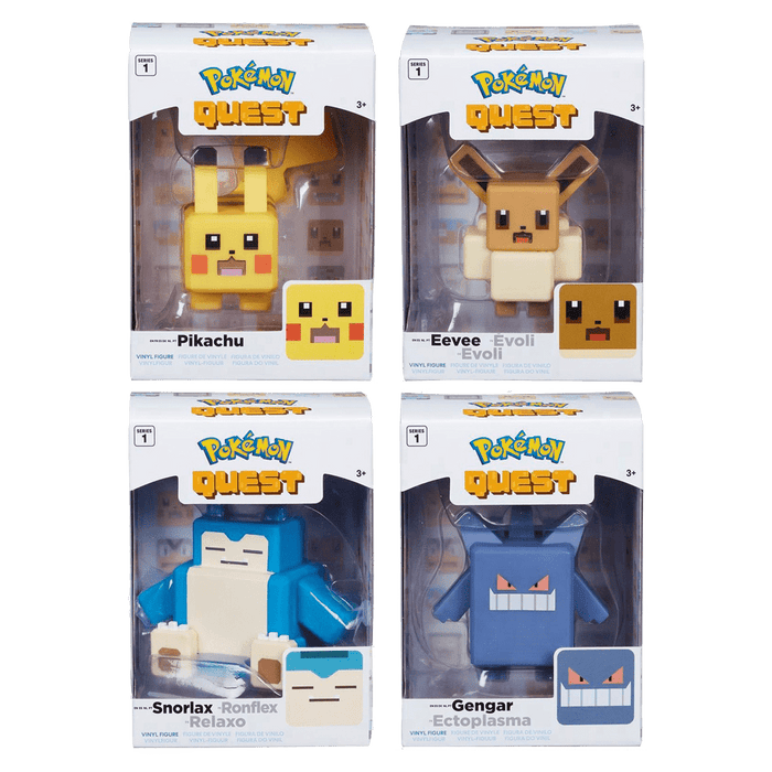 Pokémon Quest 4" Vinyl Figurines