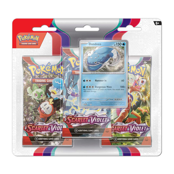 Pokémon : Scarlet & Violet 3-Pack Booster Display