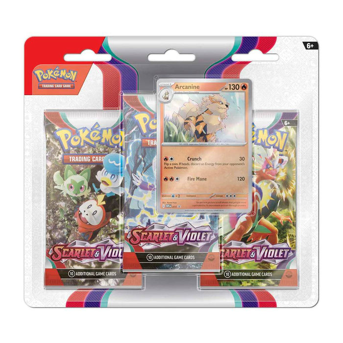 Pokémon : Scarlet & Violet 3-Pack Booster Display