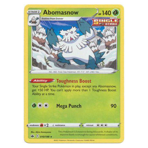 Abomasnow : CHILLING REIGN - 010/198