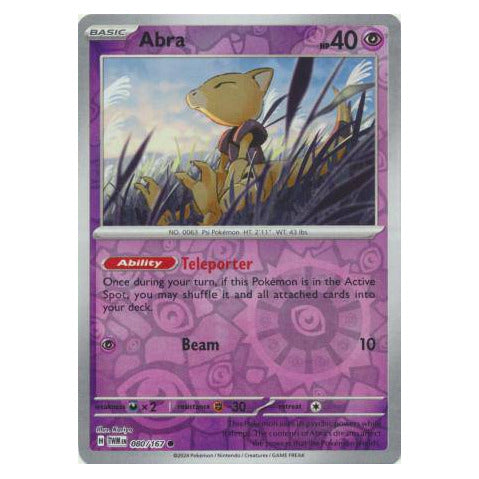 Abra : TWILIGHT MASQUERADE (Reverse holo) - 080/167
