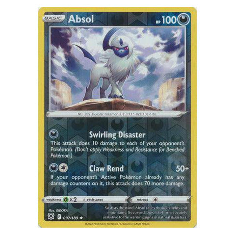 Absol : ASTRAL RADIANCE (Reverse holo) - 097/189