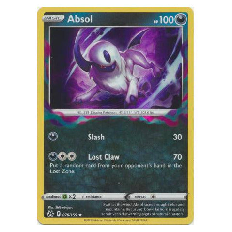 Absol : CROWN ZENITH (Holo) - 076/159