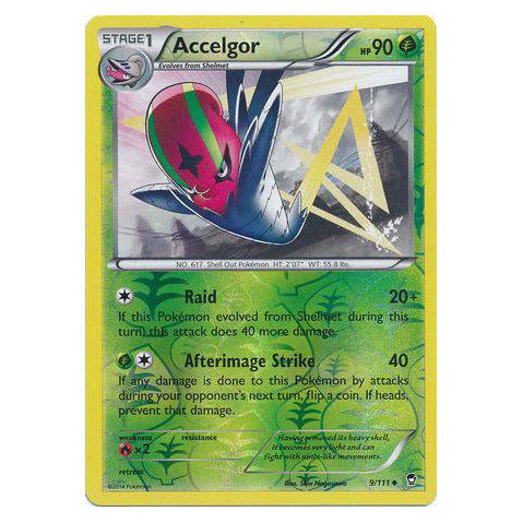 Accelgor : FURIOUS FISTS (Reverse holo) - 9/111