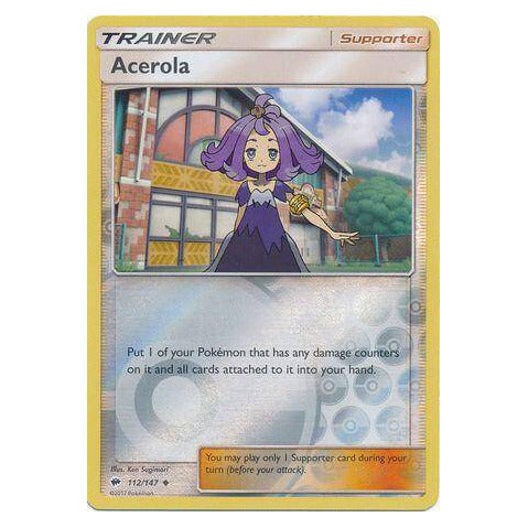 Acerola : BURNING SHADOWS (Reverse holo) - 112/147
