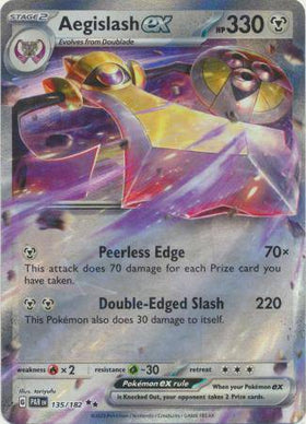Aegislash ex : PARADOX RIFT - 135/182