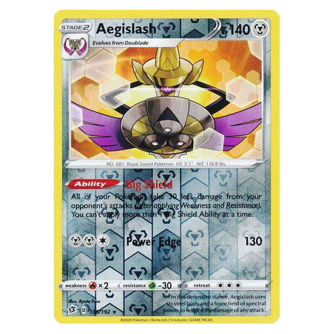 Aegislash : REBEL CLASH (Reverse holo) - 135/192