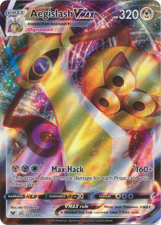 Aegislash VMAX : VIVID VOLTAGE - 127/185 - Lockett Labs UK