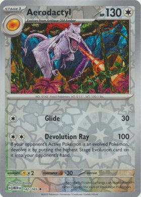 Aerodactyl : 151 (Reverse holo) - 142/165