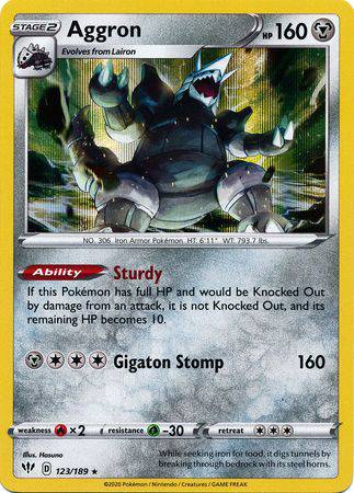 Aggron : DARKNESS ABLAZE (Holo) - 123/189