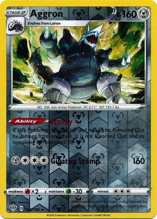 Aggron : DARKNESS ABLAZE (Reverse holo) - 123/189