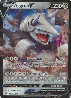 Aggron V : BRILLIANT STARS - 096/172 - Lockett Labs UK