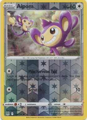 Aipom : LOST ORIGIN (Reverse holo) - 144/196