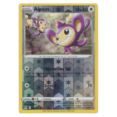 Aipom : LOST ORIGIN (Reverse holo) - 144/196